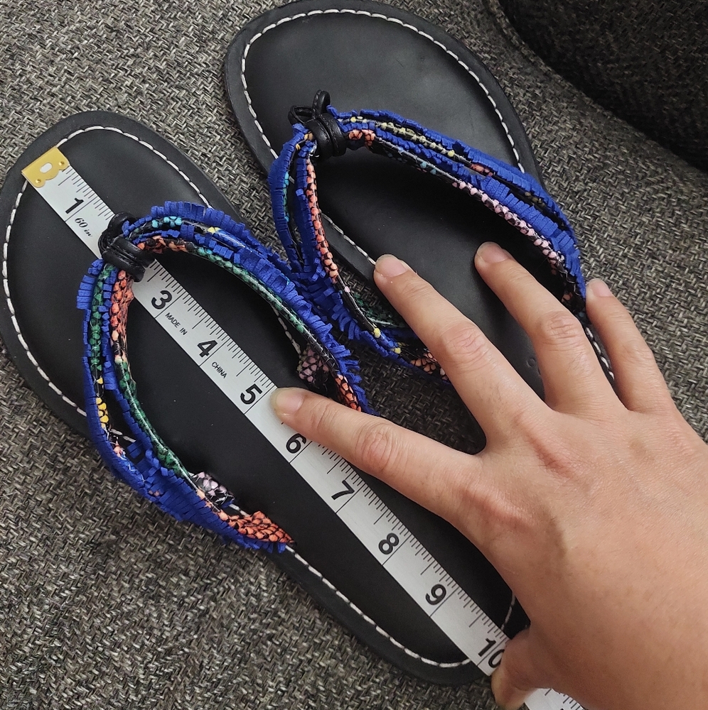 ANTHROPOLOGIE Bernardo‎ Miami Fringe Sandals size 9 1/2M - Picture 7 of 7